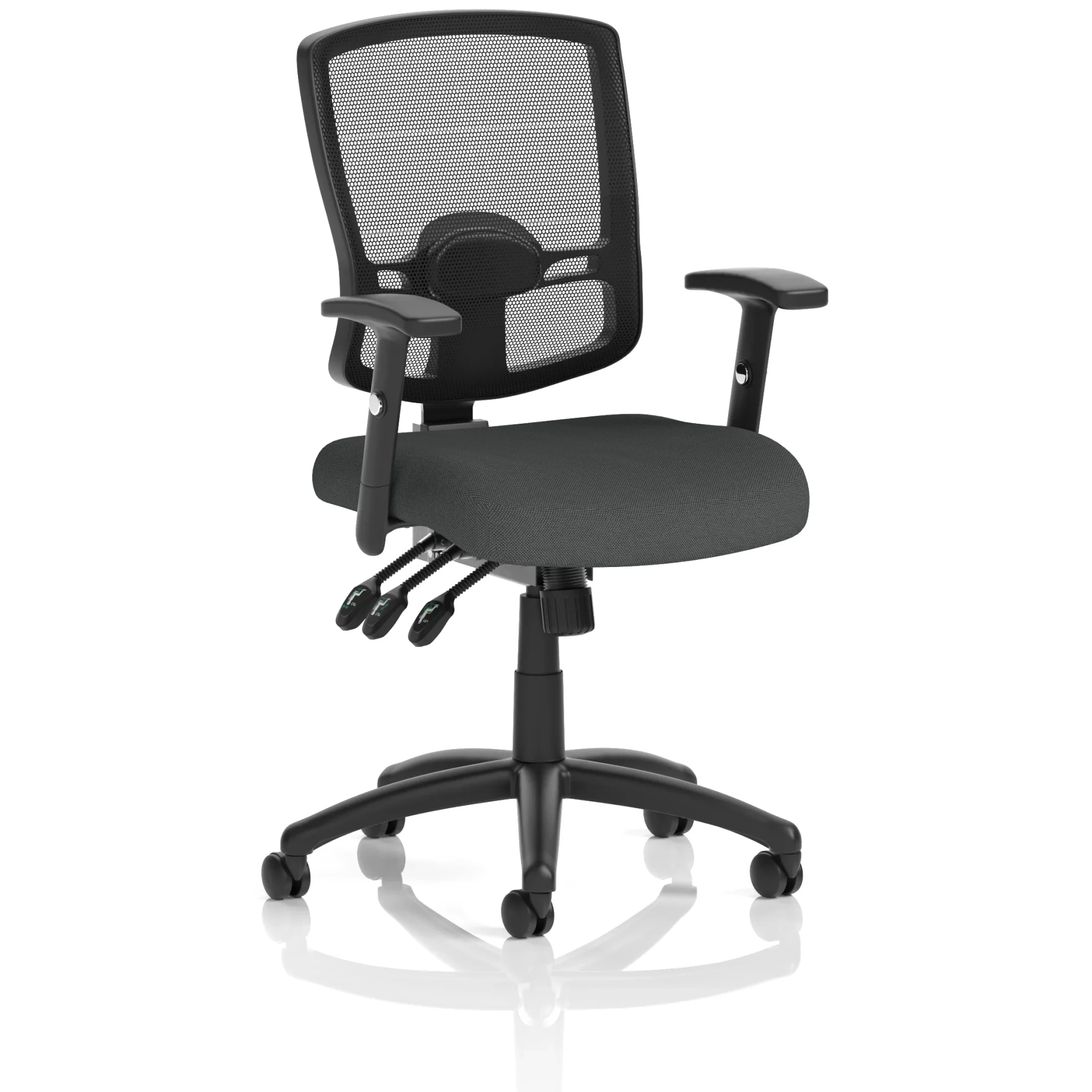Portland III High Mesh Back Task Operator Office Chair with Arms
