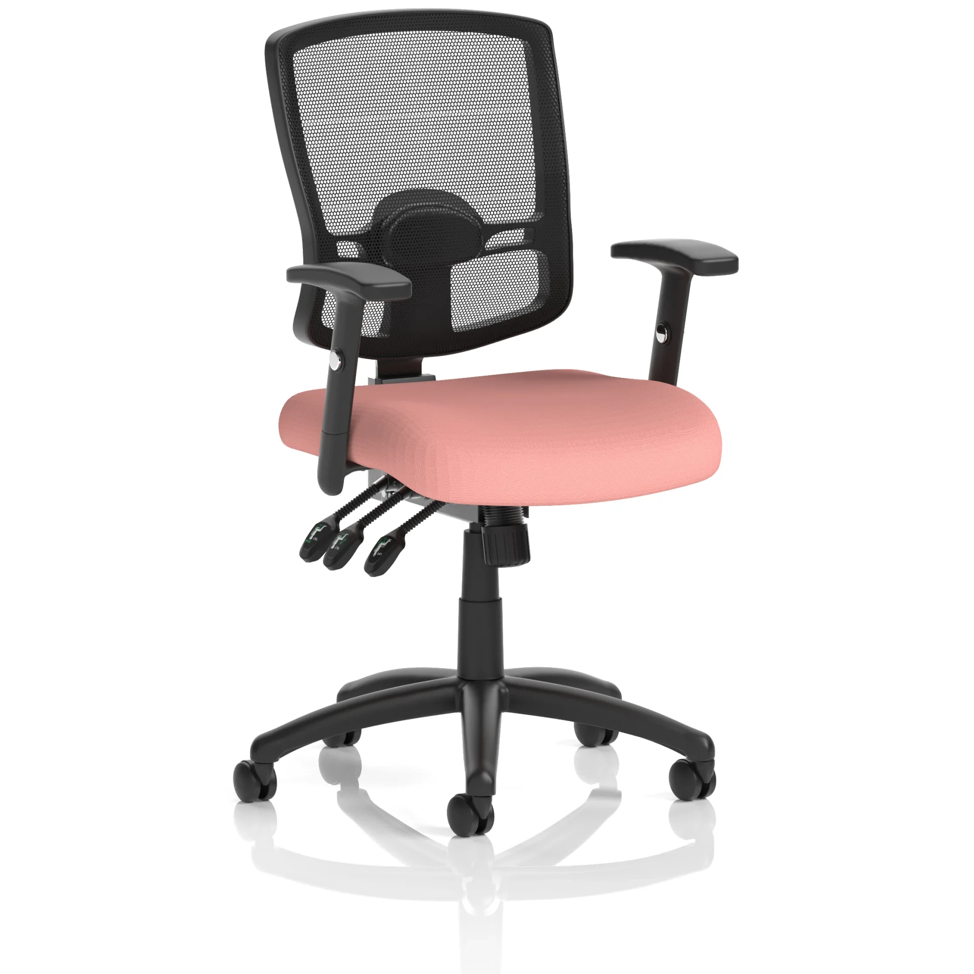 Portland III High Mesh Back Task Operator Office Chair with Arms