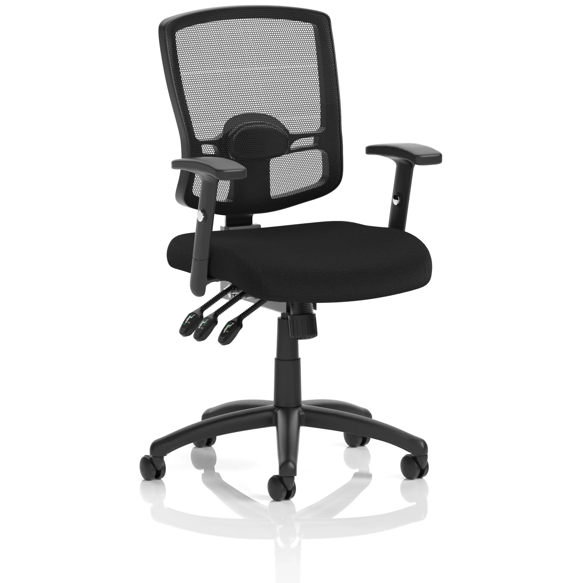 Portland III High Mesh Back Task Operator Office Chair with Arms