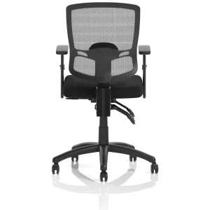 Portland III High Mesh Back Task Operator Office Chair with Arms