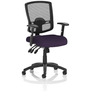 Portland III High Mesh Back Task Operator Office Chair with Arms