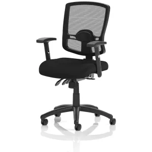 Portland III High Mesh Back Task Operator Office Chair with Arms
