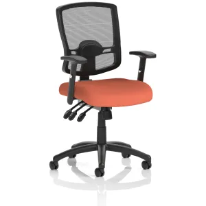 Portland III High Mesh Back Task Operator Office Chair with Arms