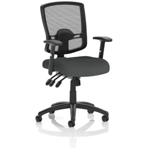 Portland III High Mesh Back Task Operator Office Chair with Arms
