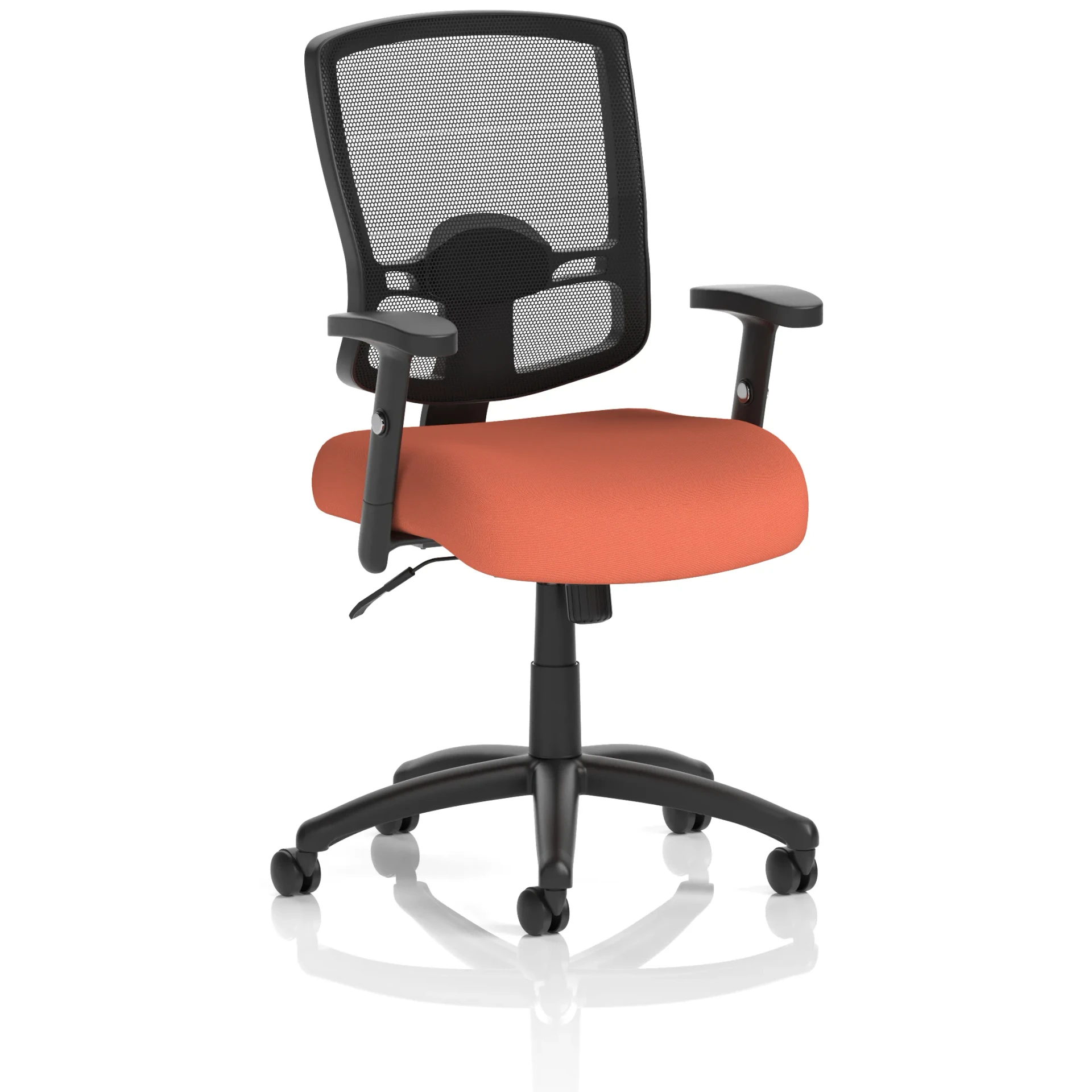 Portland Medium Mesh Back Task Operator Office Chair with Arms