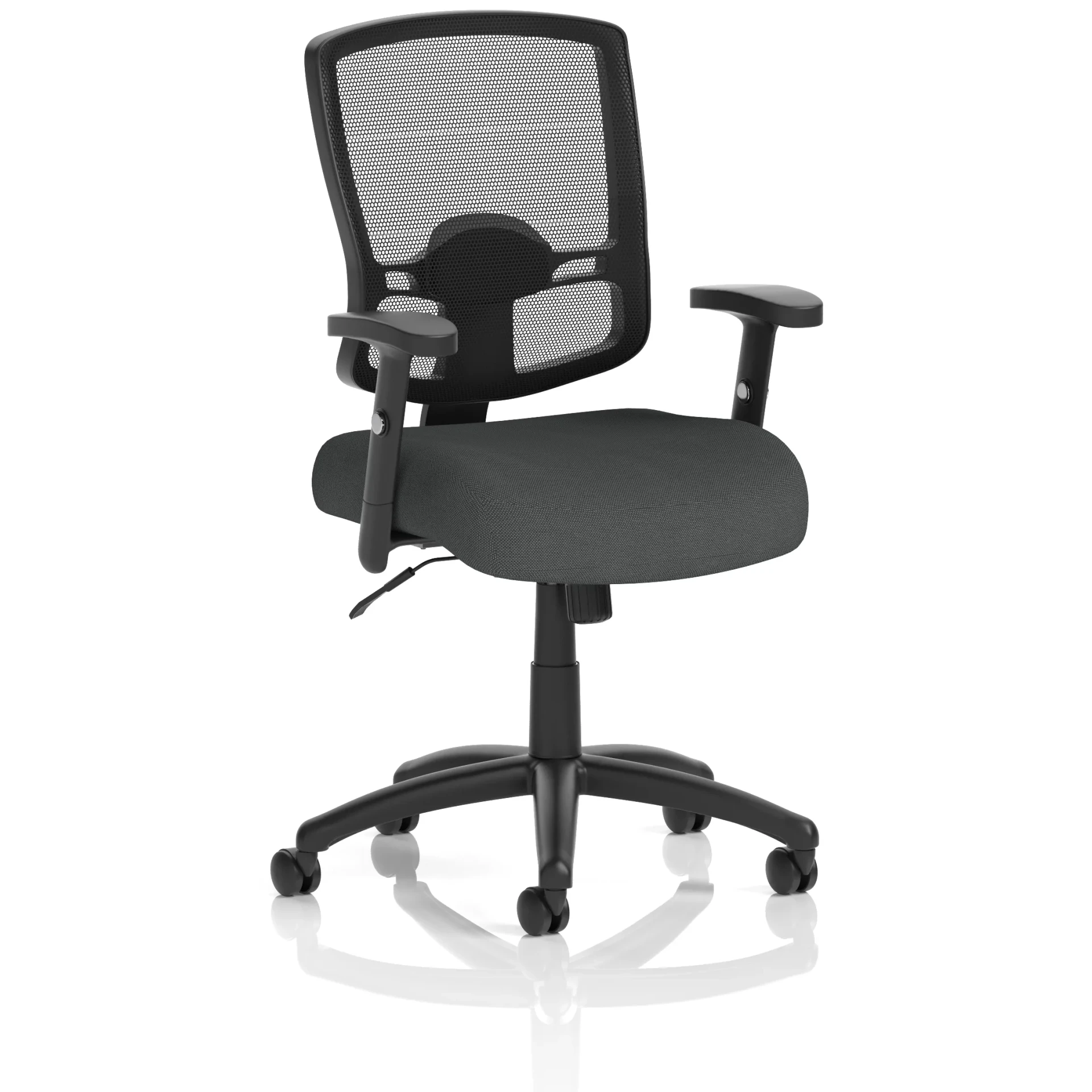 Portland Medium Mesh Back Task Operator Office Chair with Arms