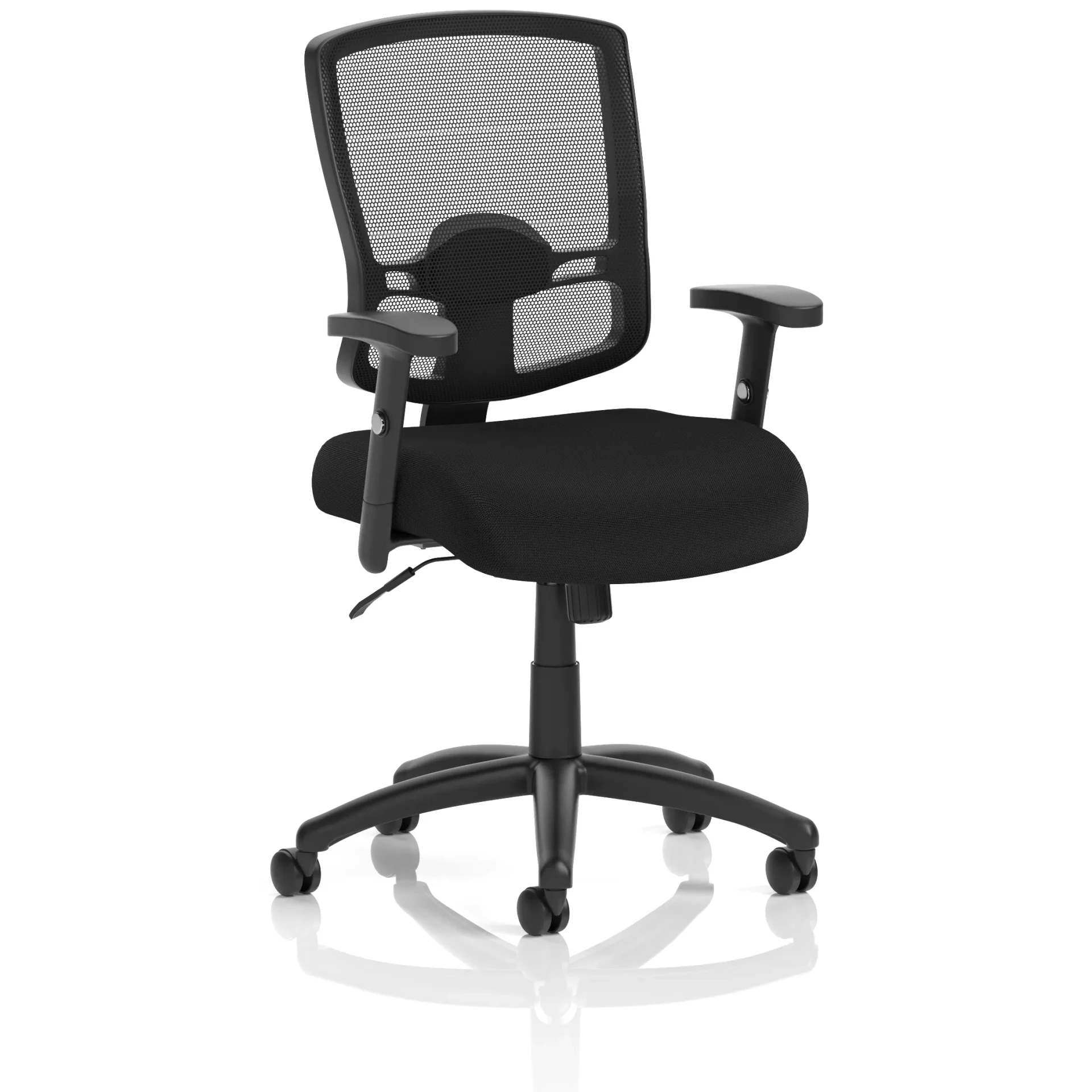 Portland Medium Mesh Back Task Operator Office Chair with Arms