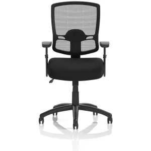 Portland Medium Mesh Back Task Operator Office Chair with Arms