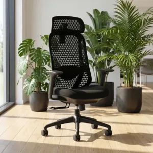 Prism Ergonomic Mesh Back Office Chair with Adjustable Arms