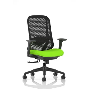 Prism Ergonomic Mesh Back Office Chair with Adjustable Arms