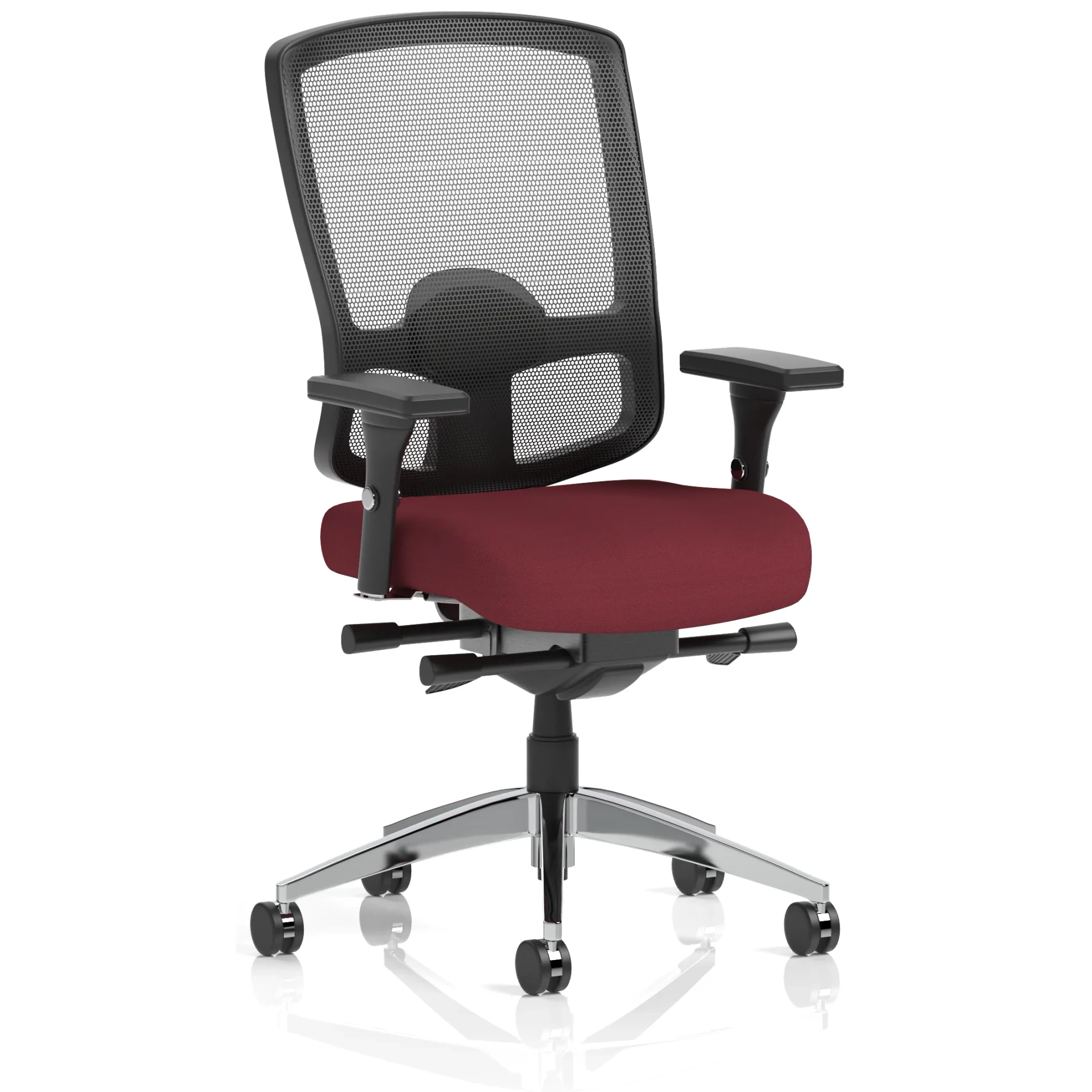 Regent High Mesh Back Ergonomic Task Operator Office Chair with Arms