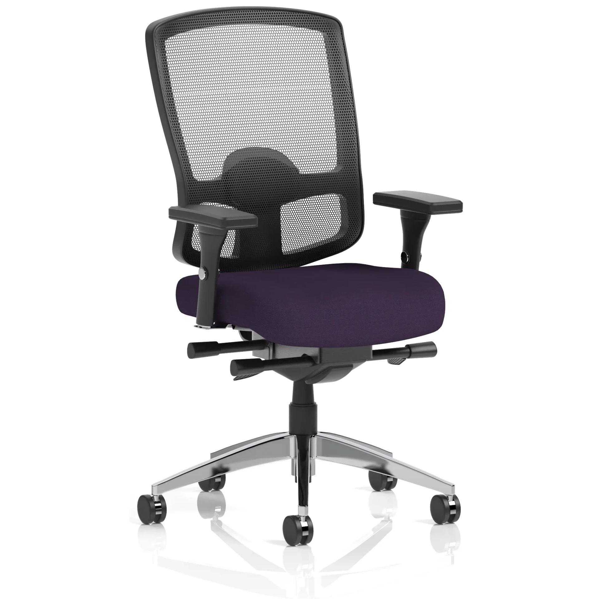 Regent High Mesh Back Ergonomic Task Operator Office Chair with Arms