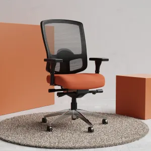 Regent High Mesh Back Ergonomic Task Operator Office Chair with Arms