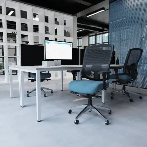 Regent High Mesh Back Ergonomic Task Operator Office Chair with Arms