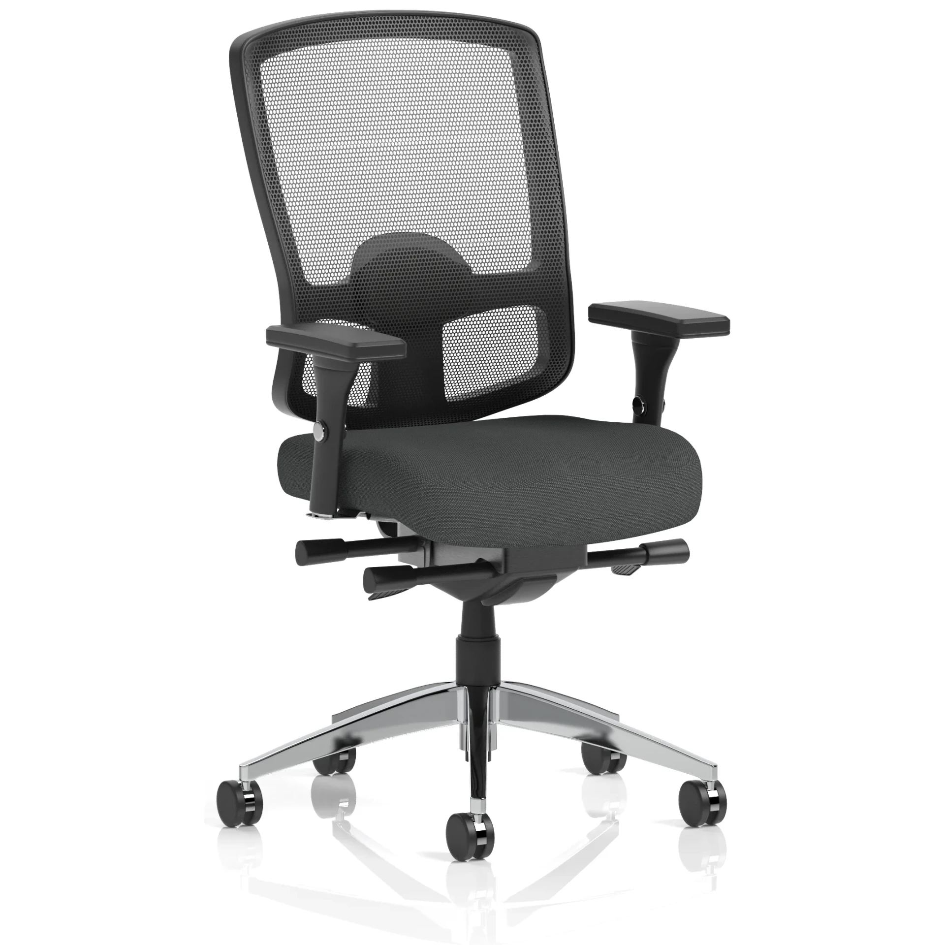 Regent High Mesh Back Ergonomic Task Operator Office Chair with Arms