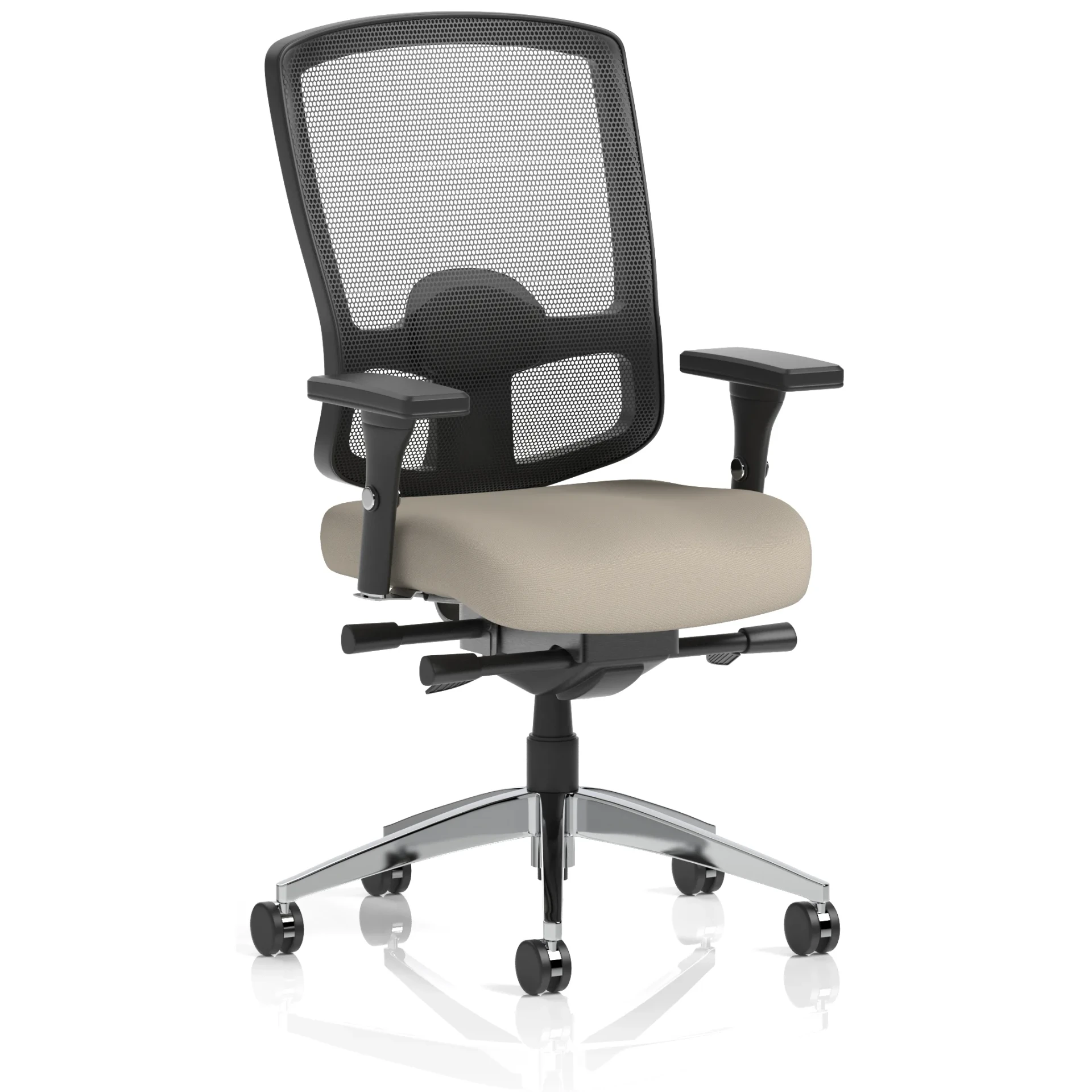 Regent High Mesh Back Ergonomic Task Operator Office Chair with Arms