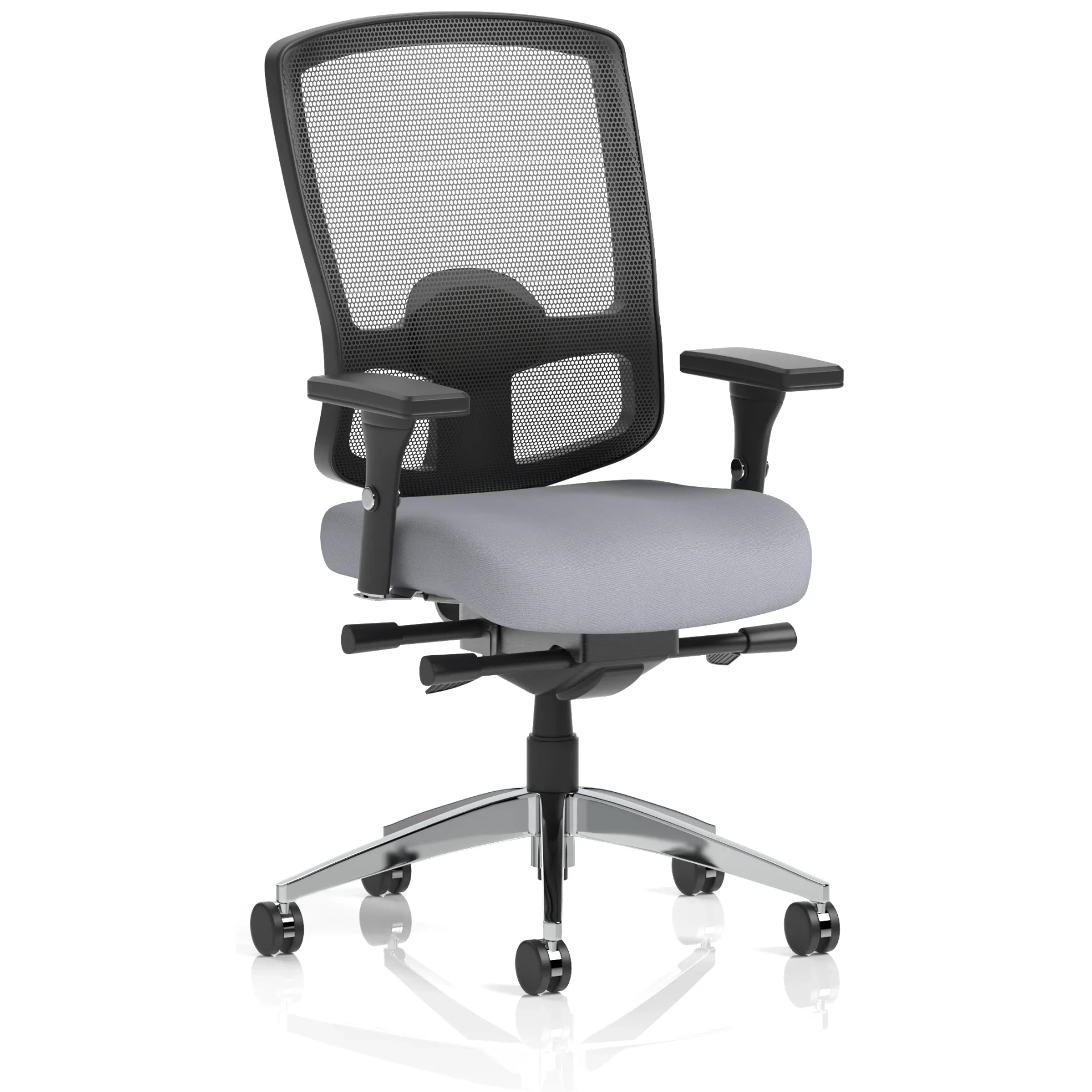 Regent High Mesh Back Ergonomic Task Operator Office Chair with Arms