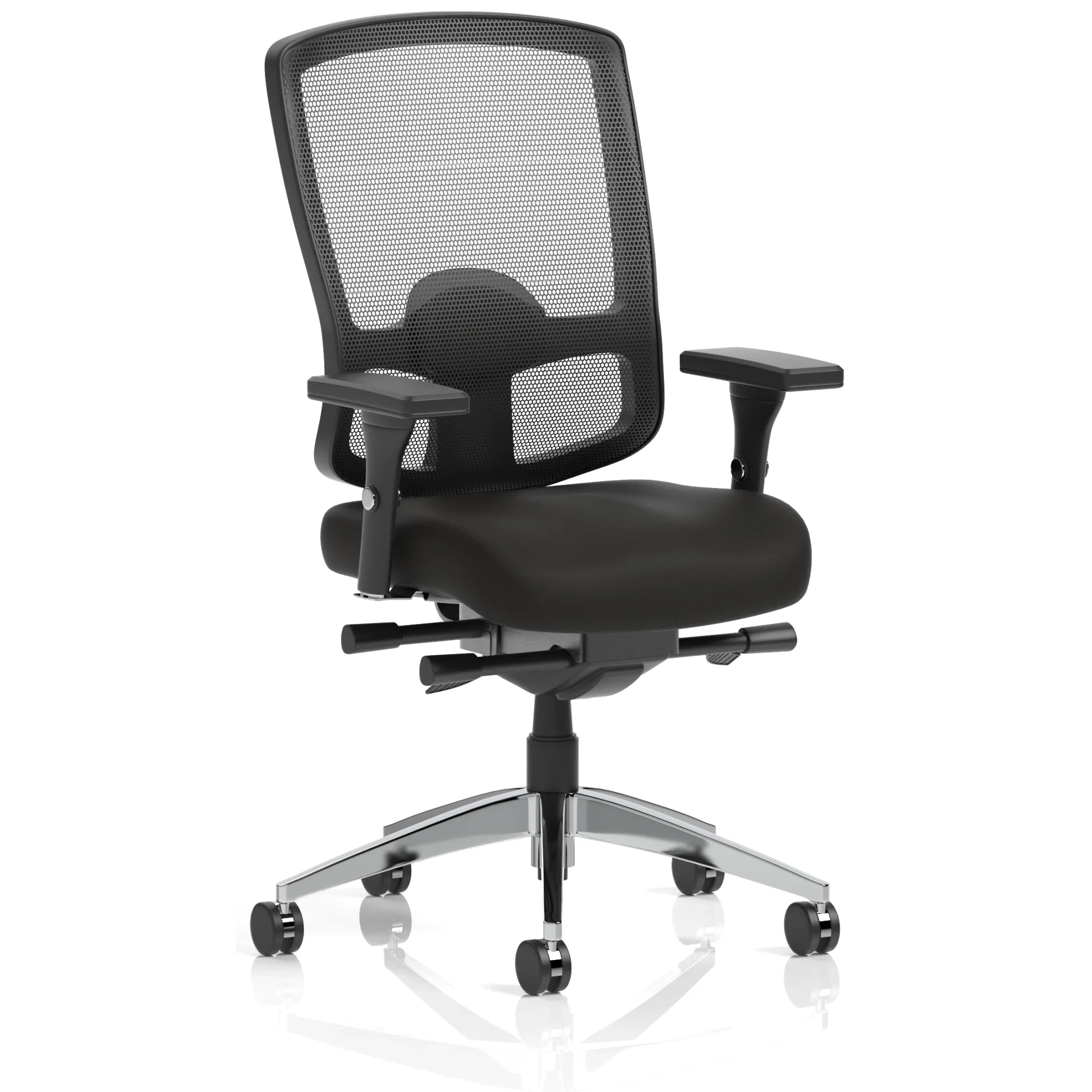 Regent High Mesh Back Ergonomic Task Operator Office Chair with Arms