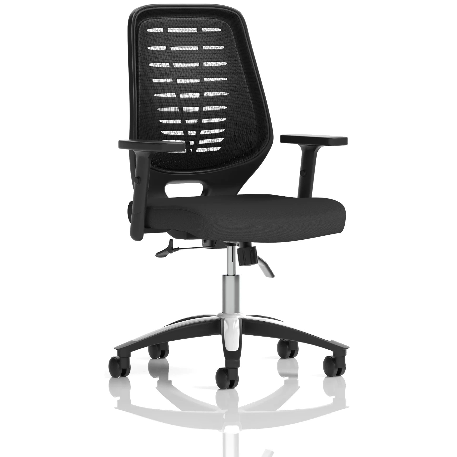 Relay Medium Mesh Back Task Operator Office Chair with Arms