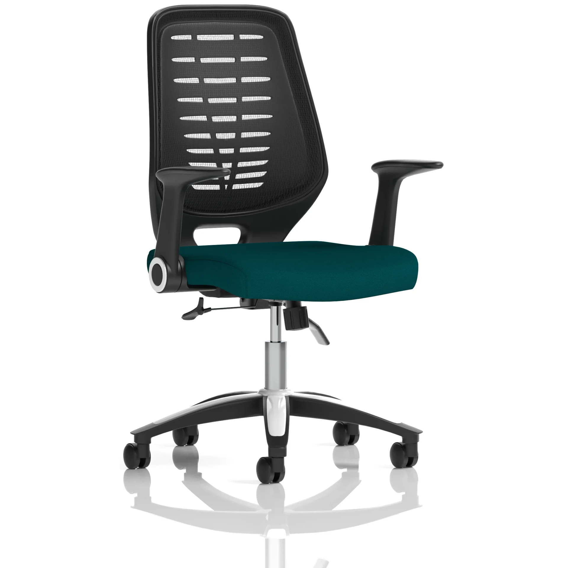 Relay Medium Mesh Back Task Operator Office Chair with Arms