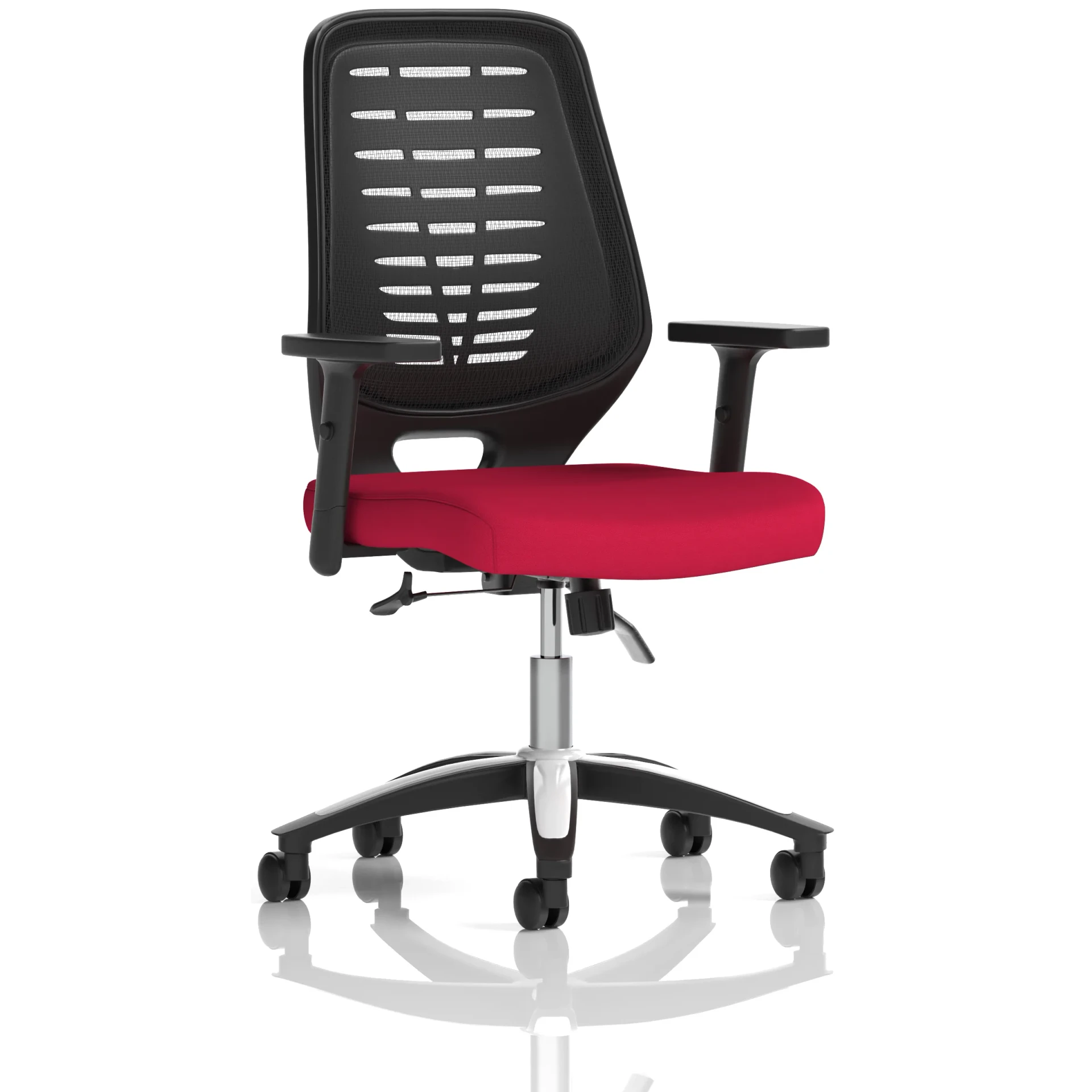 Relay Medium Mesh Back Task Operator Office Chair with Arms