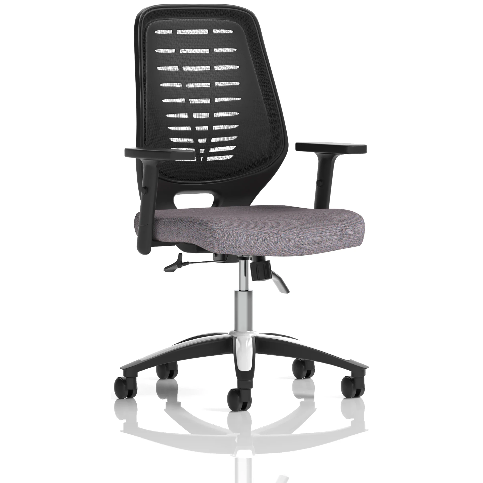 Relay Medium Mesh Back Task Operator Office Chair with Arms