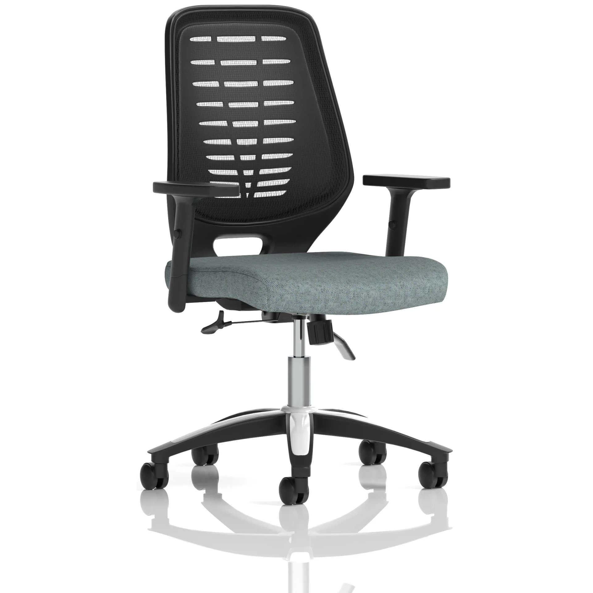 Relay Medium Mesh Back Task Operator Office Chair with Arms