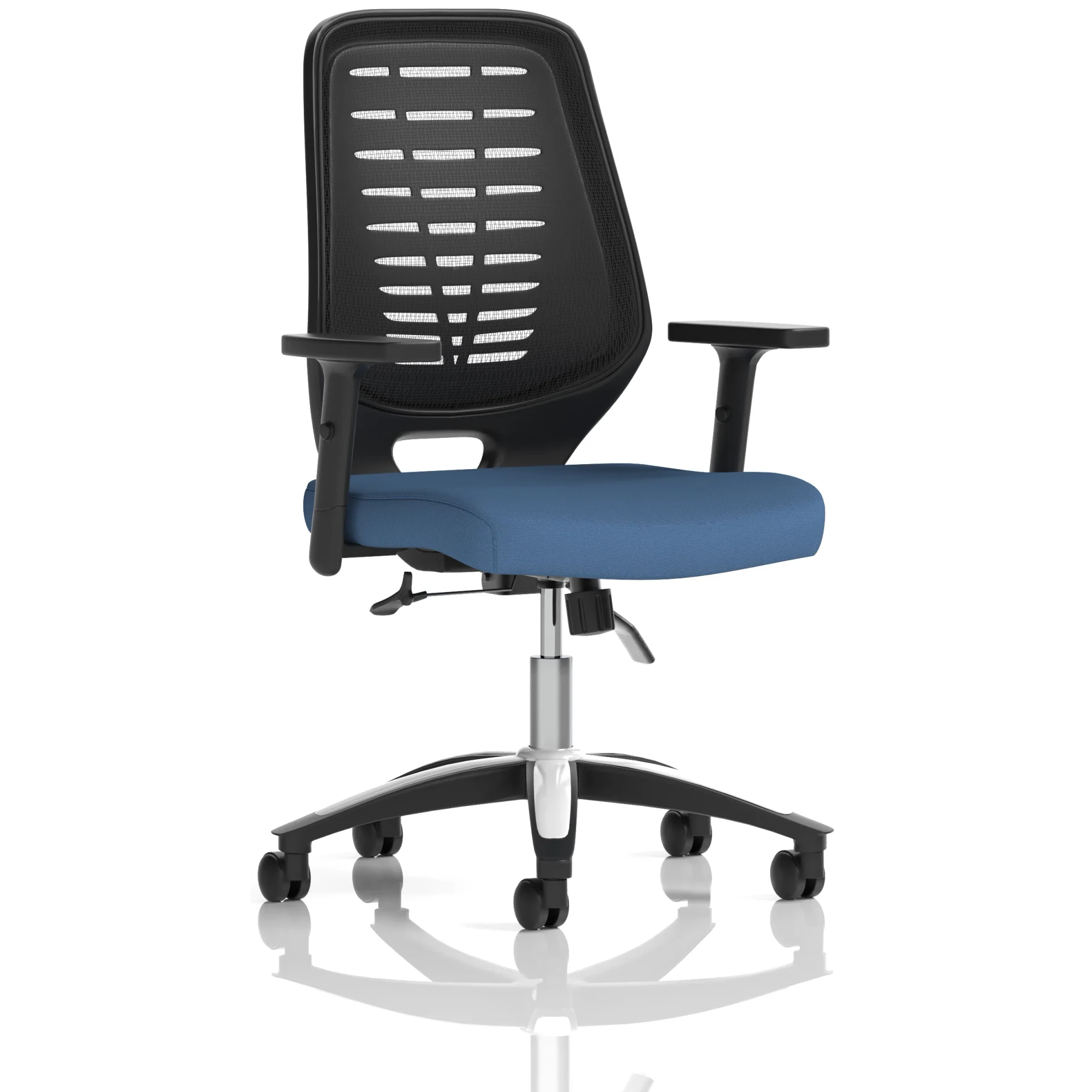 Relay Medium Mesh Back Task Operator Office Chair with Arms