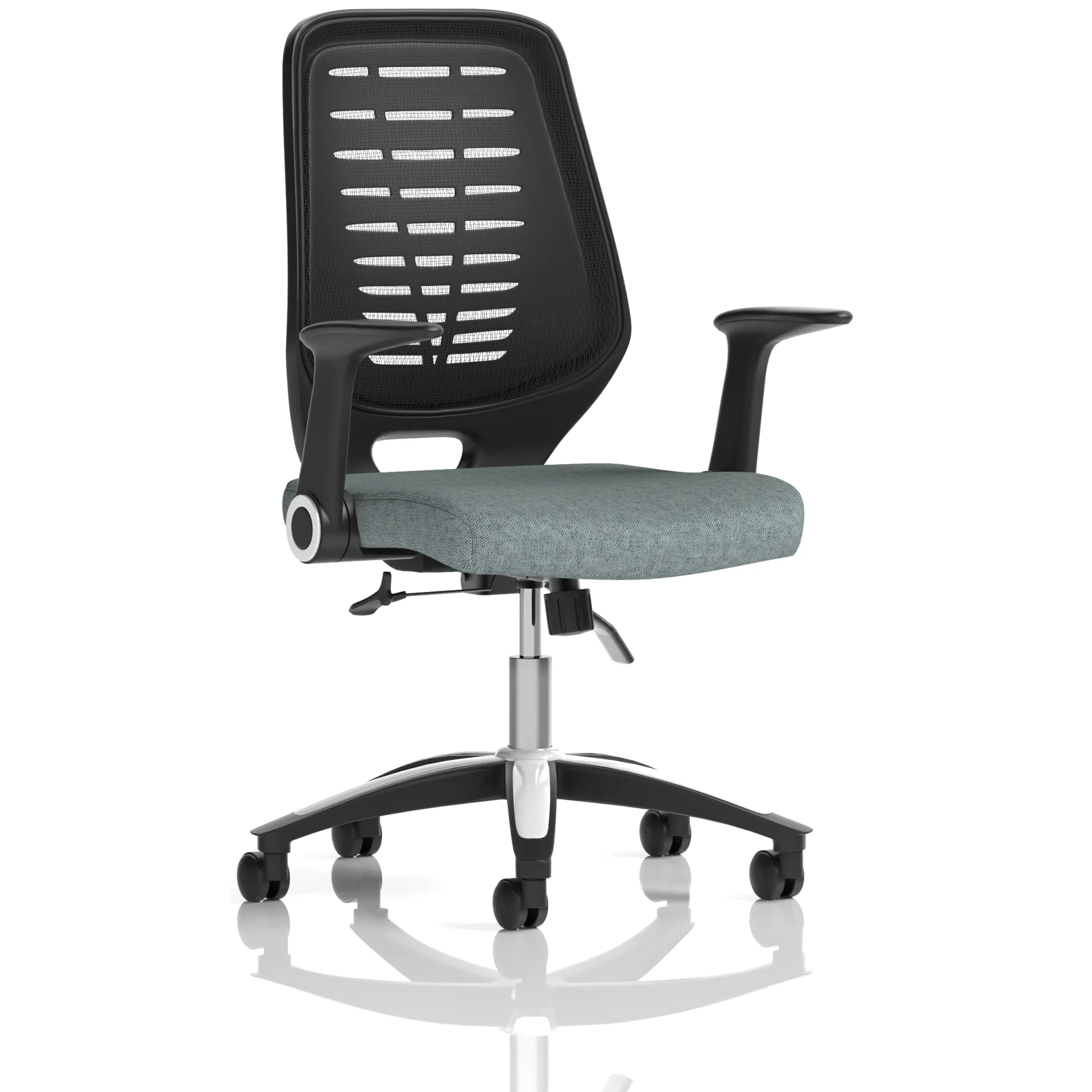 Relay Medium Mesh Back Task Operator Office Chair with Arms