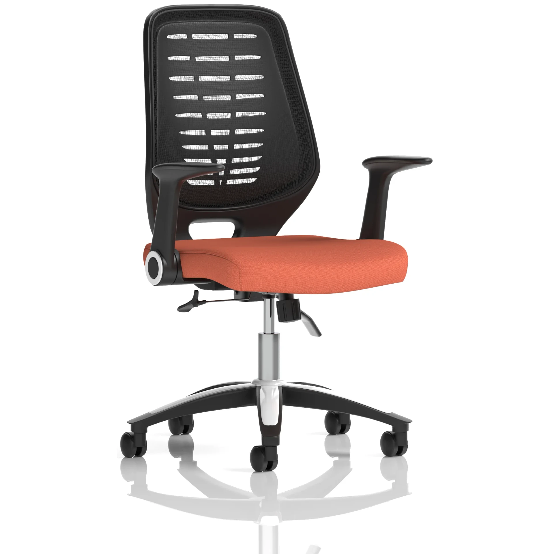 Relay Medium Mesh Back Task Operator Office Chair with Arms
