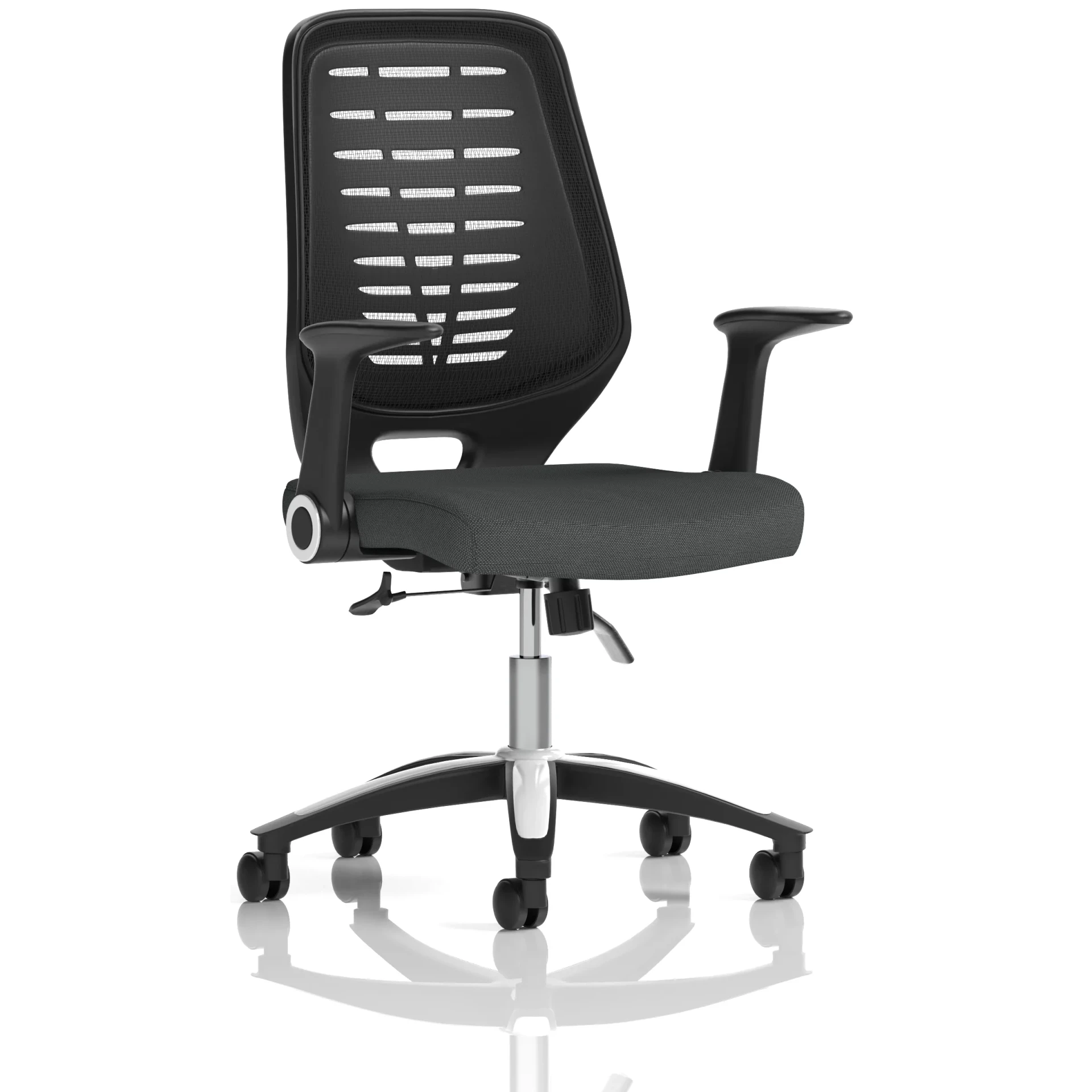 Relay Medium Mesh Back Task Operator Office Chair with Arms