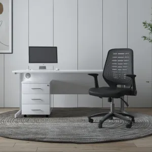 Relay Medium Mesh Back Task Operator Office Chair with Arms