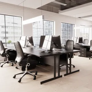 Relay Medium Mesh Back Task Operator Office Chair with Arms