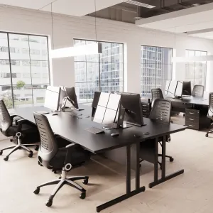 Relay Medium Mesh Back Task Operator Office Chair with Arms