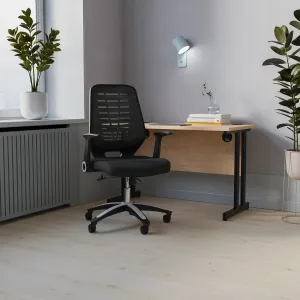 Relay Medium Mesh Back Task Operator Office Chair with Arms