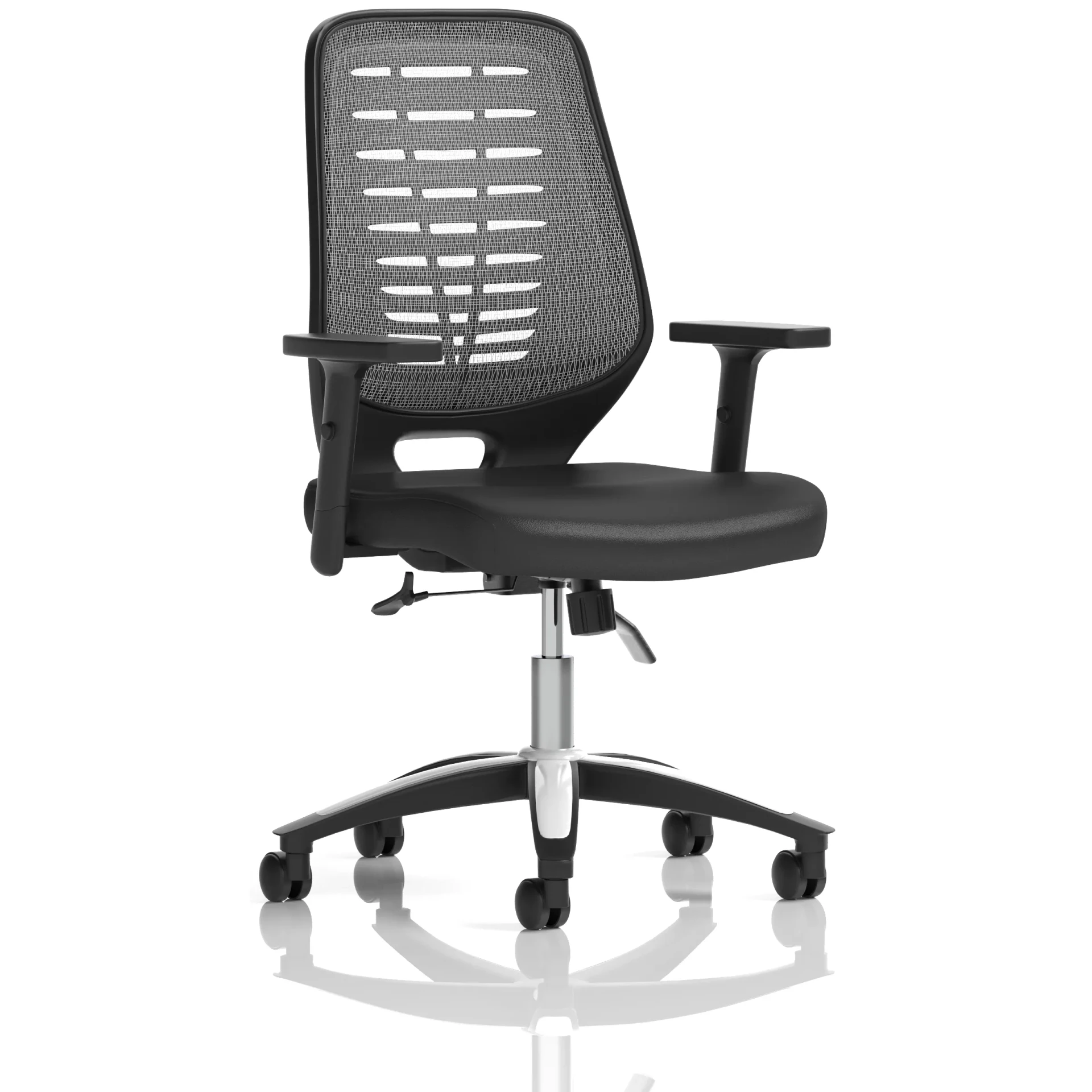 Relay Medium Mesh Back Task Operator Office Chair with Arms