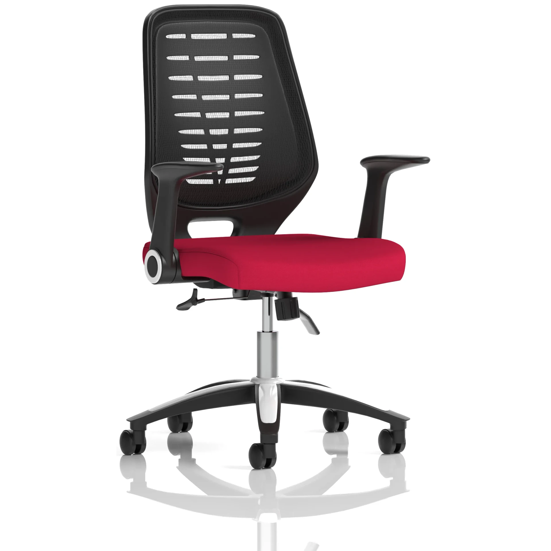 Relay Medium Mesh Back Task Operator Office Chair with Arms