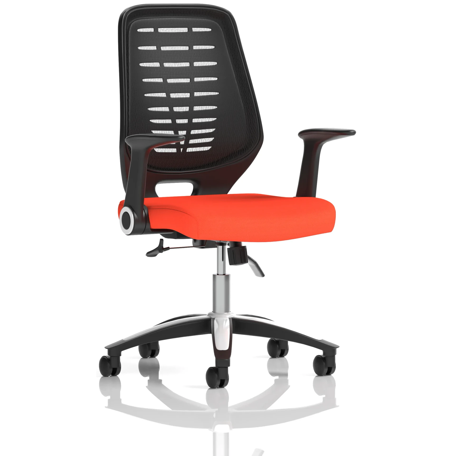 Relay Medium Mesh Back Task Operator Office Chair with Arms