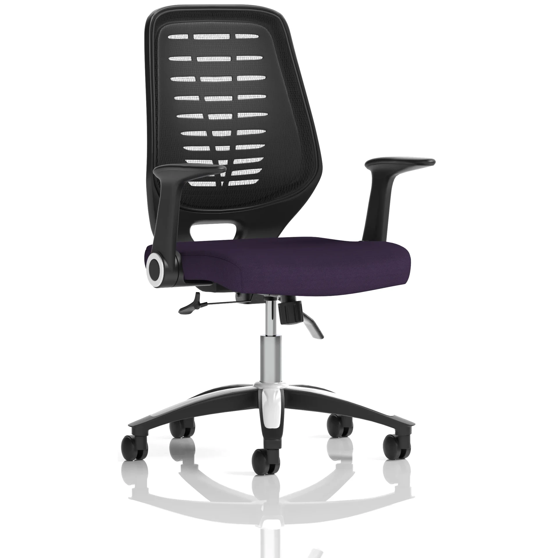Relay Medium Mesh Back Task Operator Office Chair with Arms