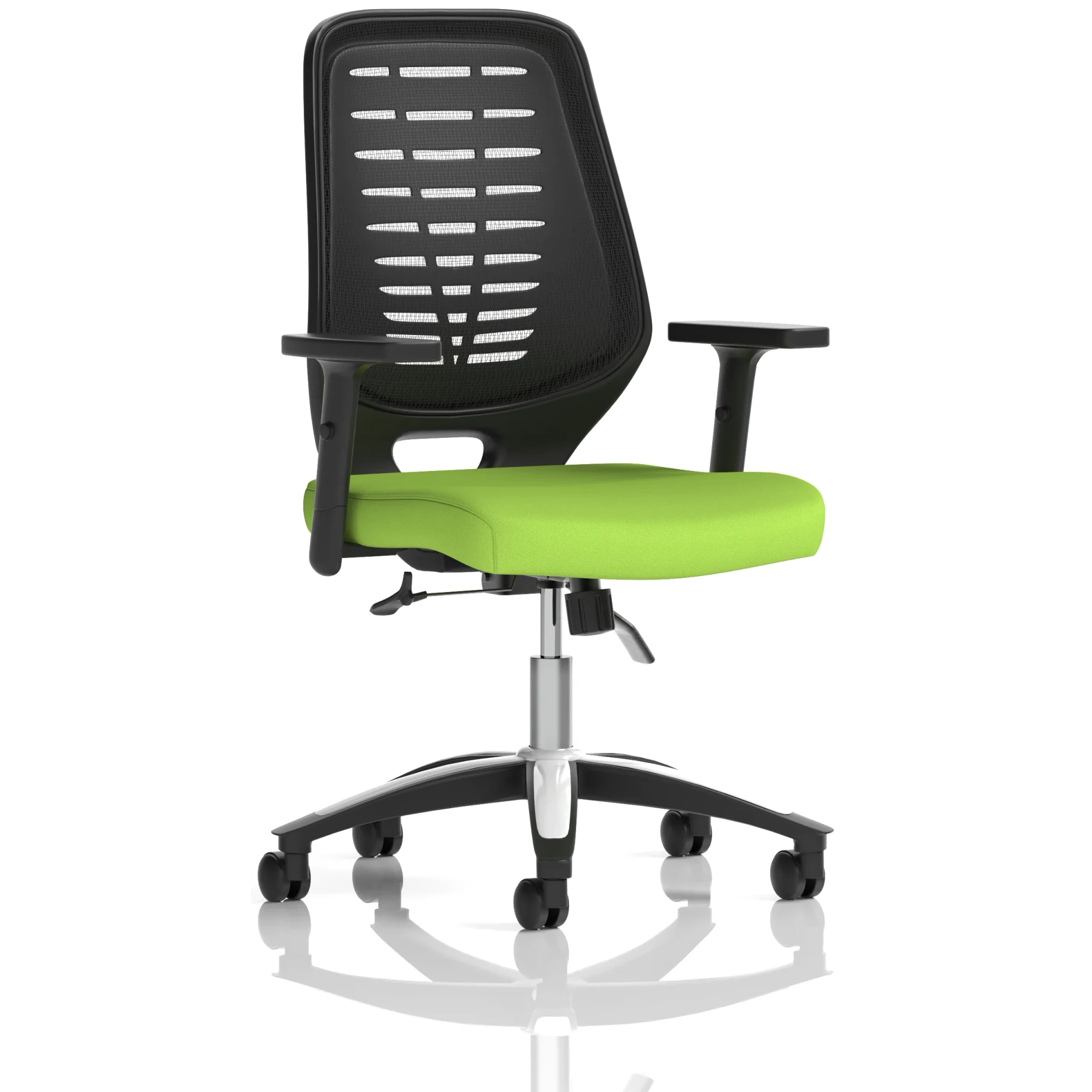 Relay Medium Mesh Back Task Operator Office Chair with Arms