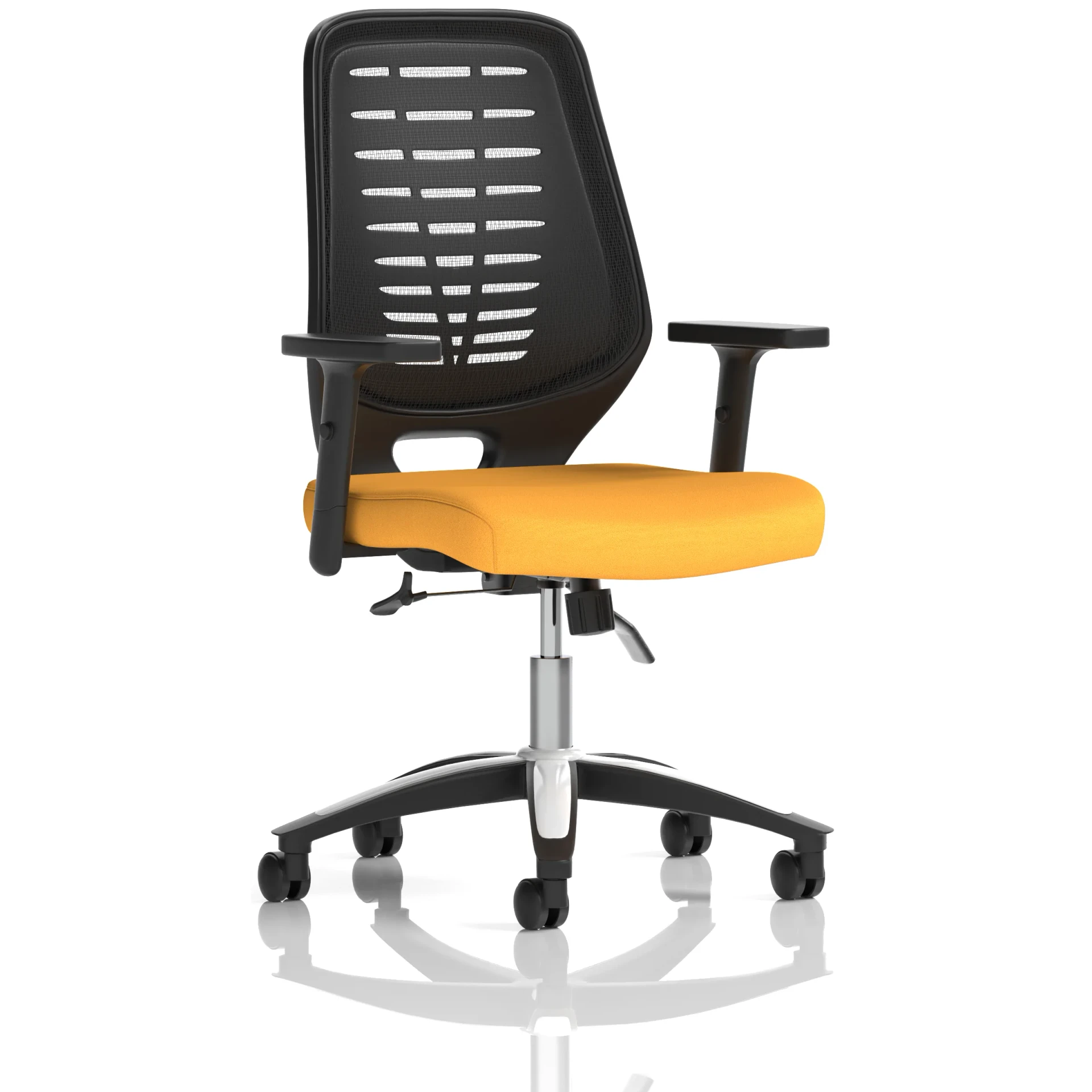 Relay Medium Mesh Back Task Operator Office Chair with Arms