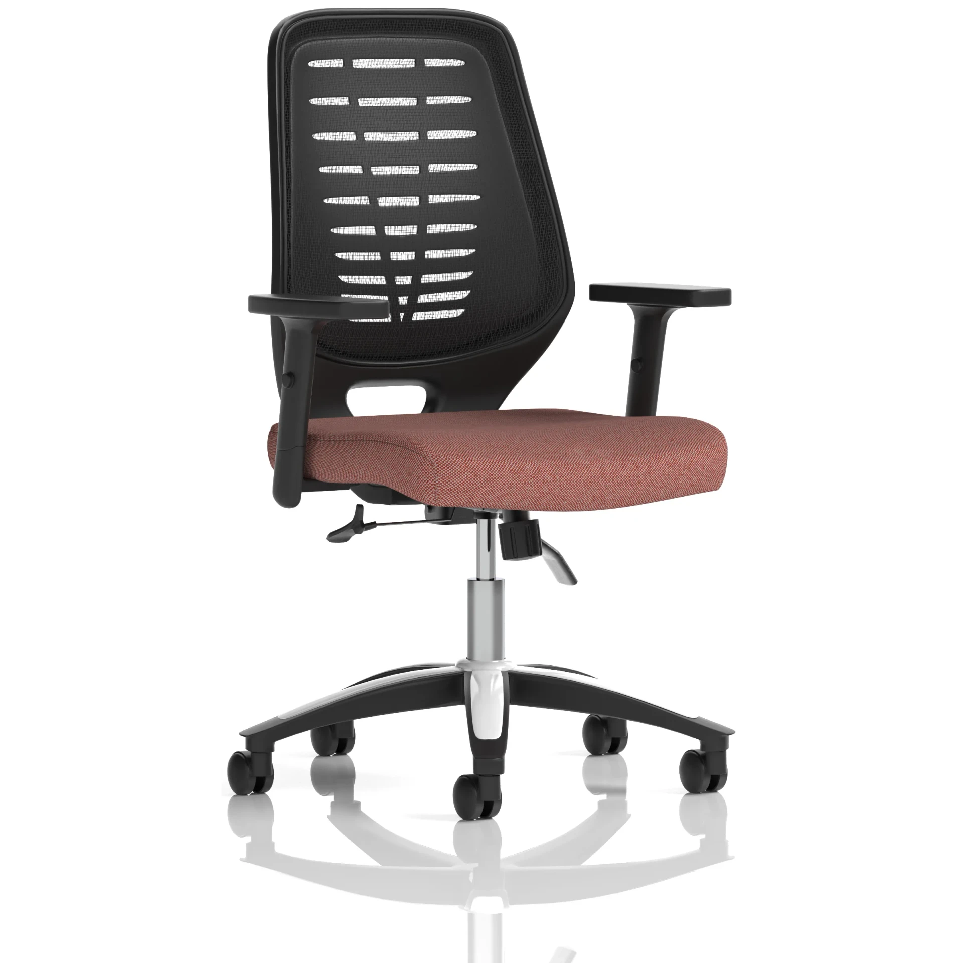 Relay Medium Mesh Back Task Operator Office Chair with Arms