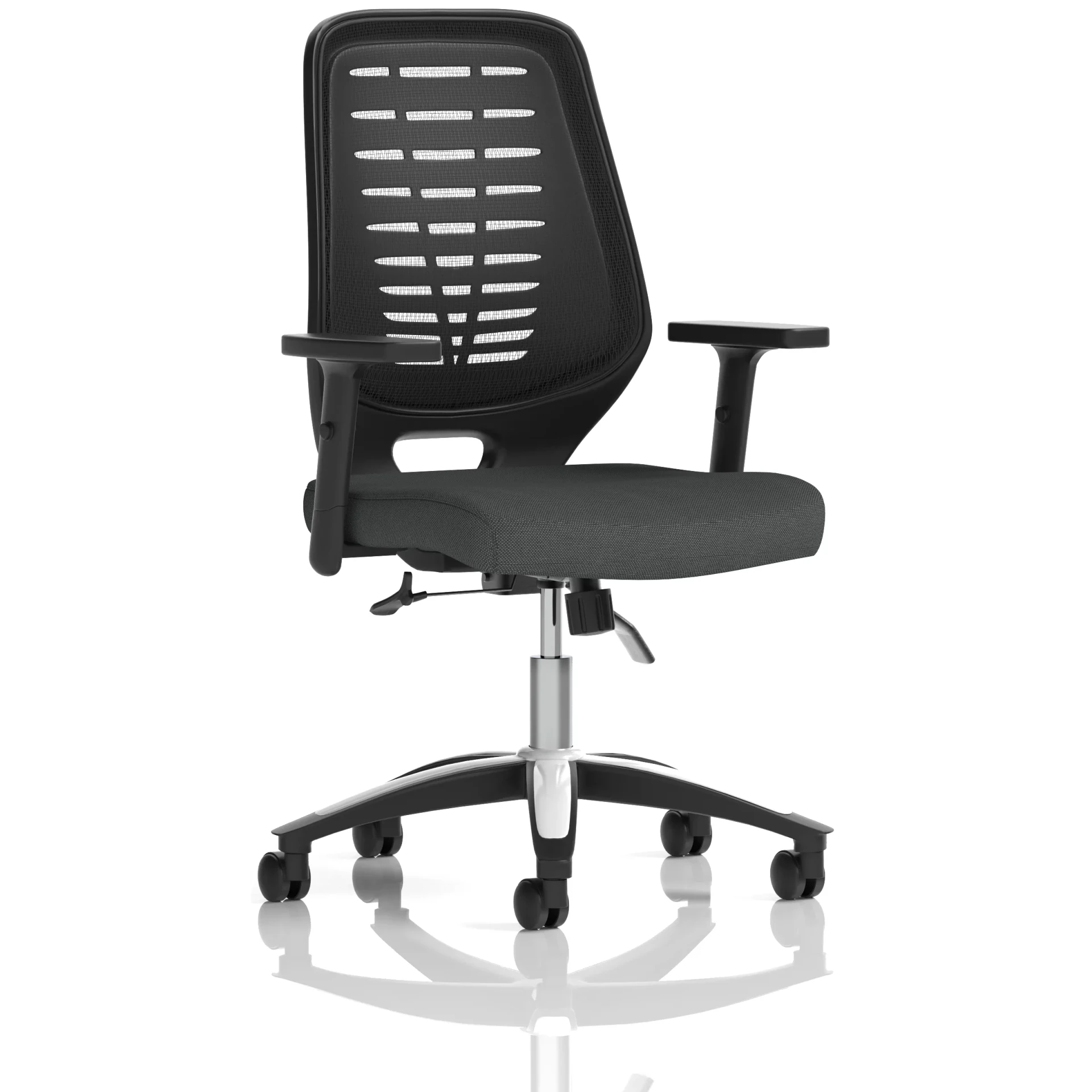 Relay Medium Mesh Back Task Operator Office Chair with Arms
