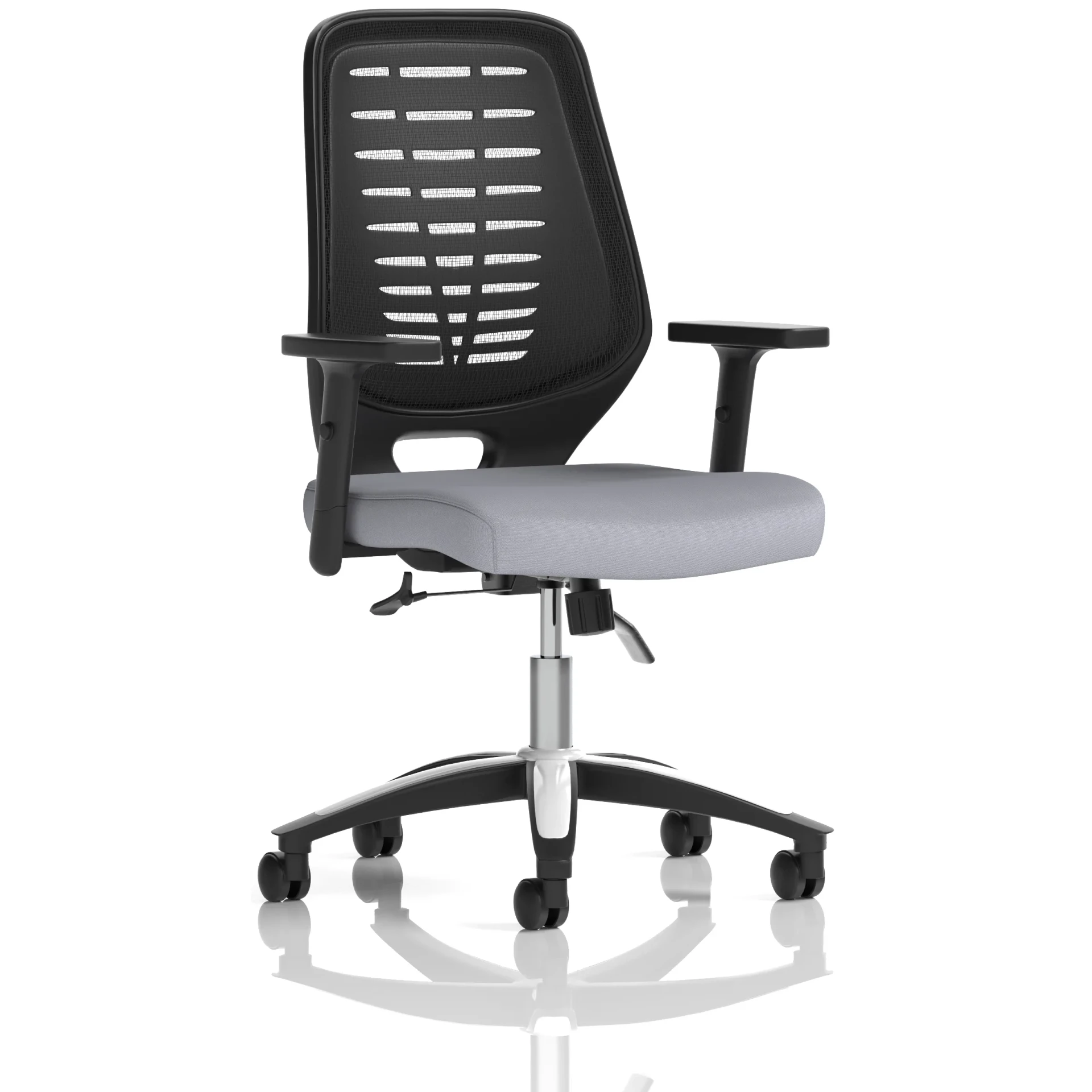 Relay Medium Mesh Back Task Operator Office Chair with Arms
