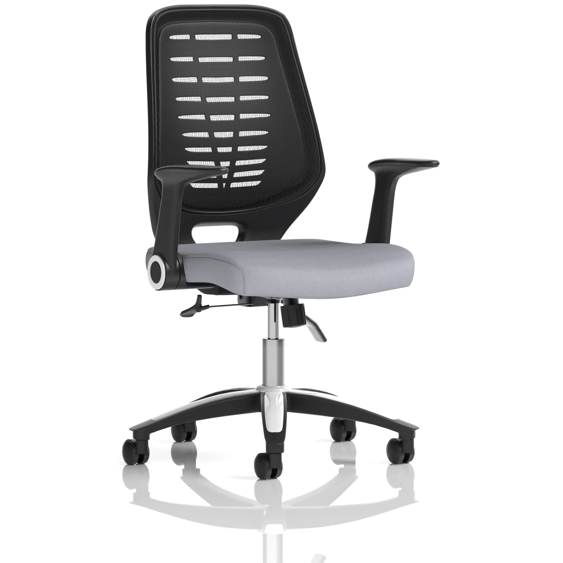 Relay Medium Mesh Back Task Operator Office Chair with Arms