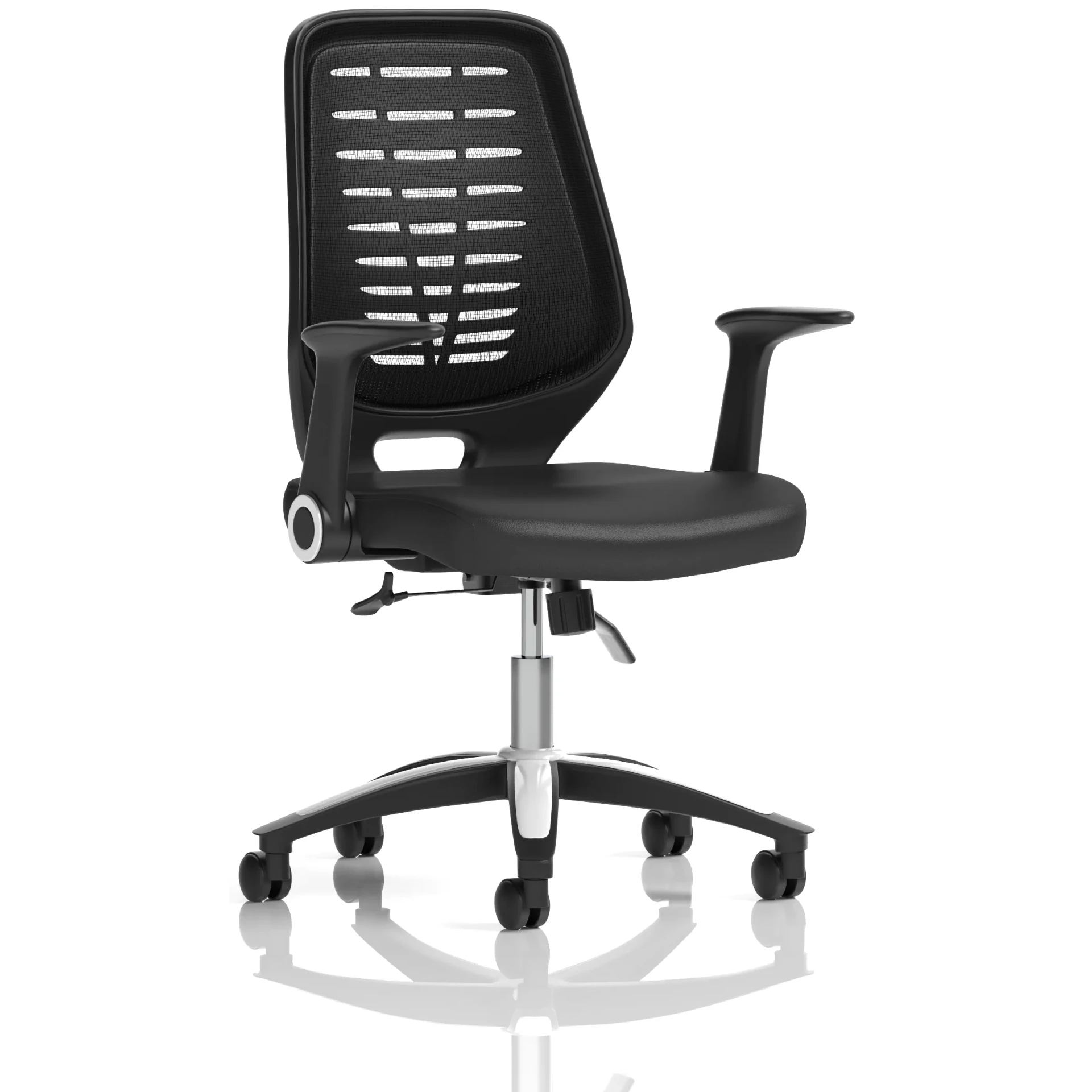 Relay Medium Mesh Back Task Operator Office Chair with Arms