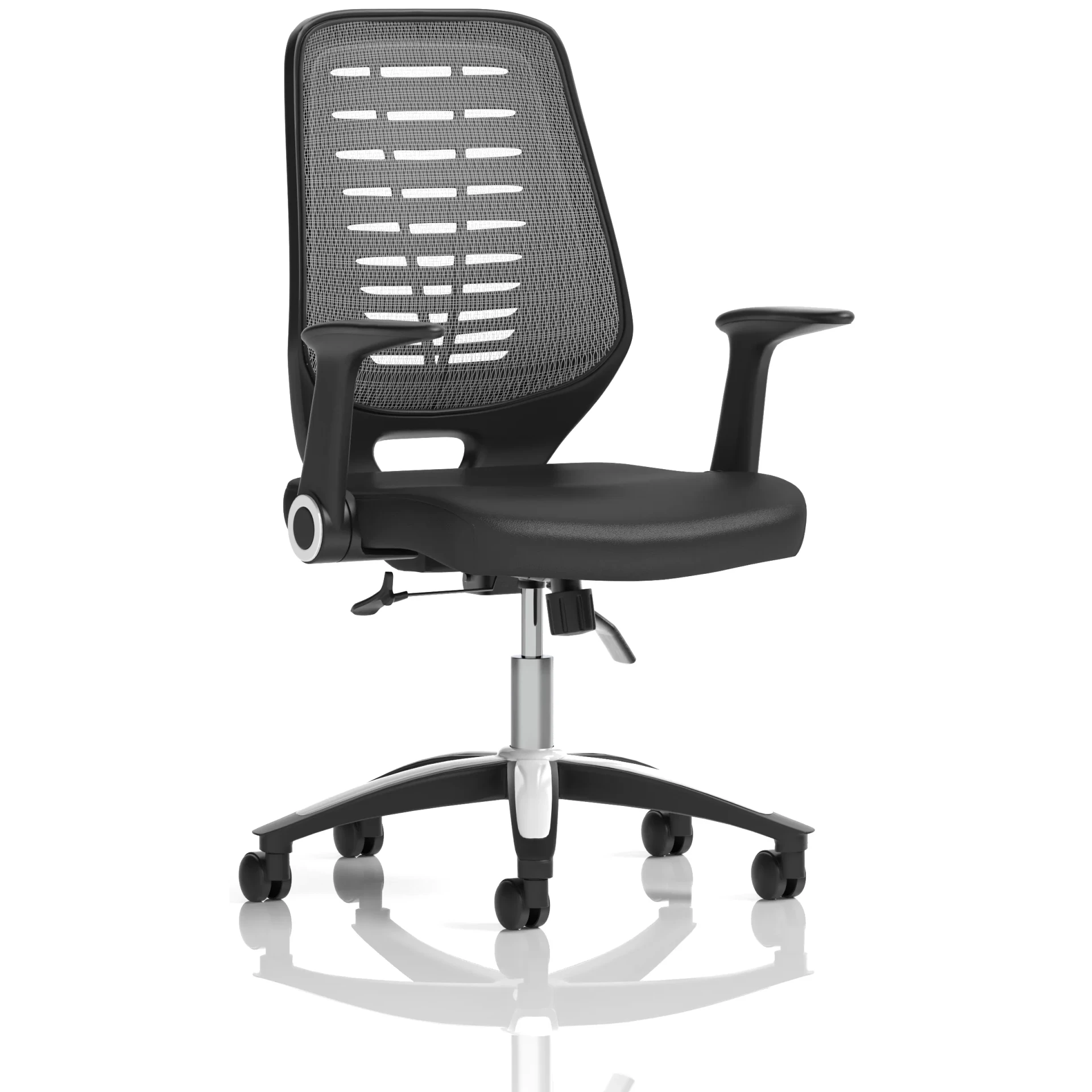 Relay Medium Mesh Back Task Operator Office Chair with Arms