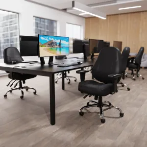 Storm High Back Task Operator Office Chair with Arms