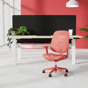 Tutti Mesh Medium Back Task Operator Office Chair with Arms