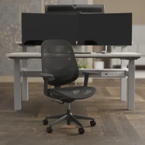 Tutti Mesh Medium Back Task Operator Office Chair with Arms